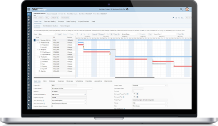 SAP Business ByDesign Software Laptop