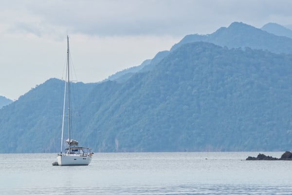 Image showing cloud and mountains